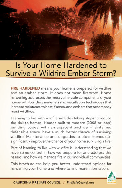 CFSC Hardened Homes brochure cover